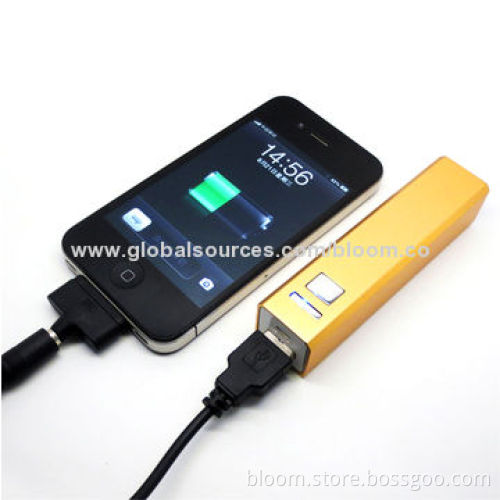 Power Bank with 2,600mAh, Ideal for iPhone 6/5S/5/4/4S, Full Capacity